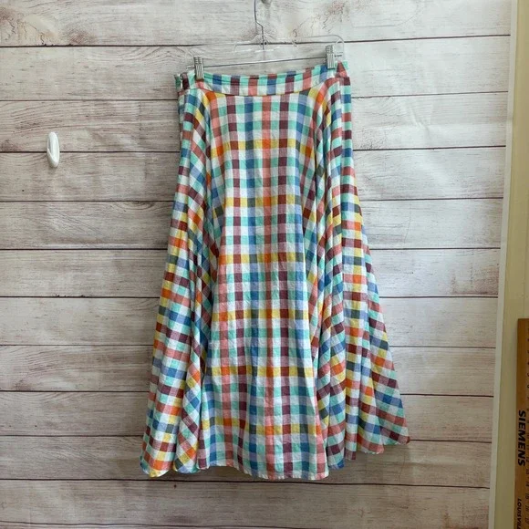 ANTHROPOLOGIE MAEVE EVELYN VERY FULL MAXI SKIRT - Picture 6 of 7